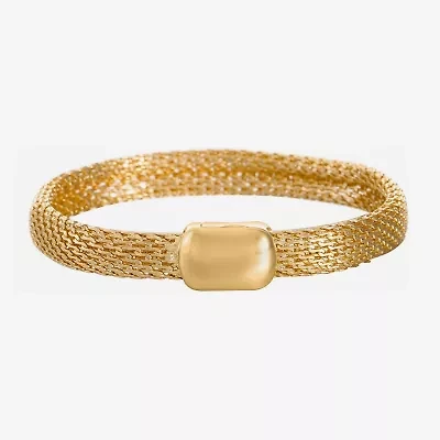 Monet® Silver-Tone Magnetic Closure Bracelet