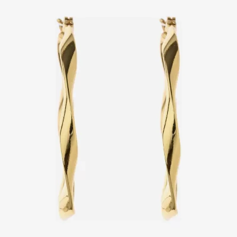 Liz Claiborne® Ribbon Hoop Earrings