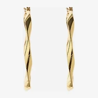 Liz Claiborne® Ribbon Hoop Earrings