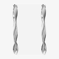 Liz Claiborne® Ribbon Hoop Earrings