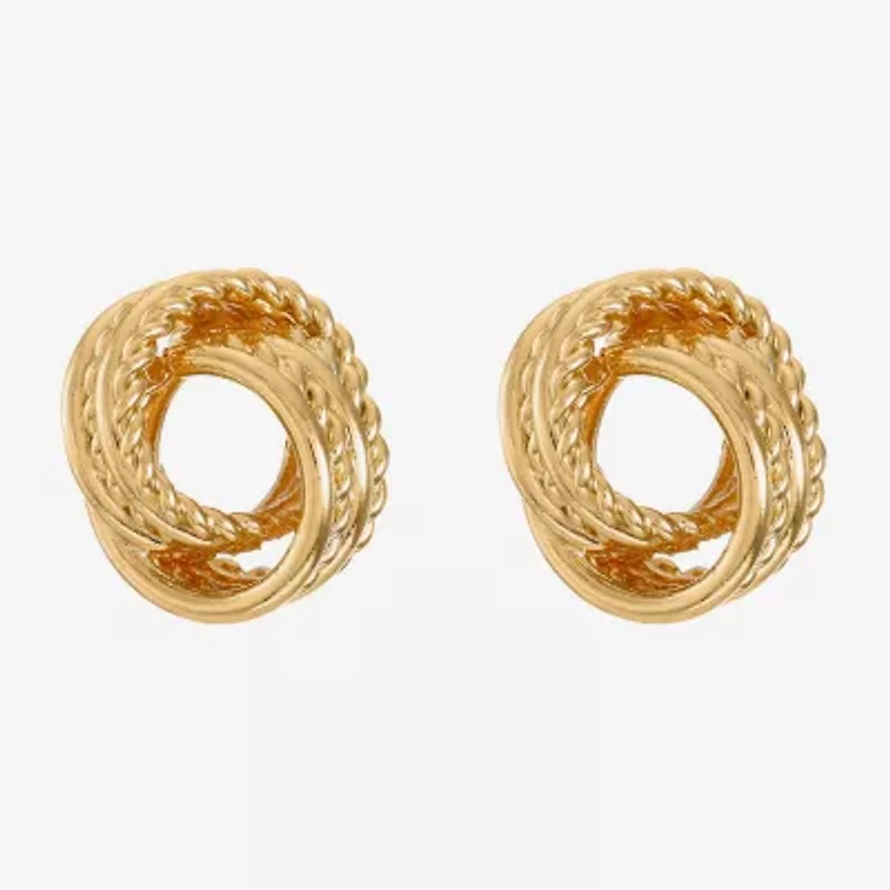 Monet® Gold-Tone Knot Earrings