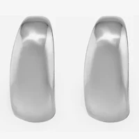 Liz Claiborne Silver Tone Small Womens 17mm Hypoallergenic Hoop Earrings