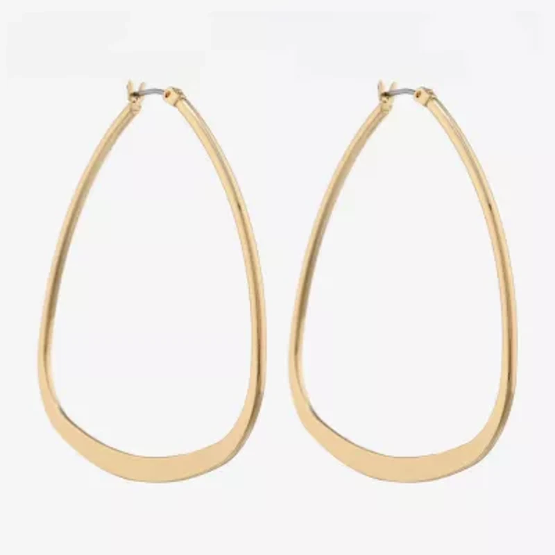 Liz Claiborne Large Womens 48mm Hypoallergenic Hoop Earrings