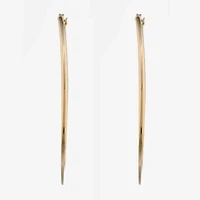 Liz Claiborne Large Womens 48mm Hypoallergenic Hoop Earrings