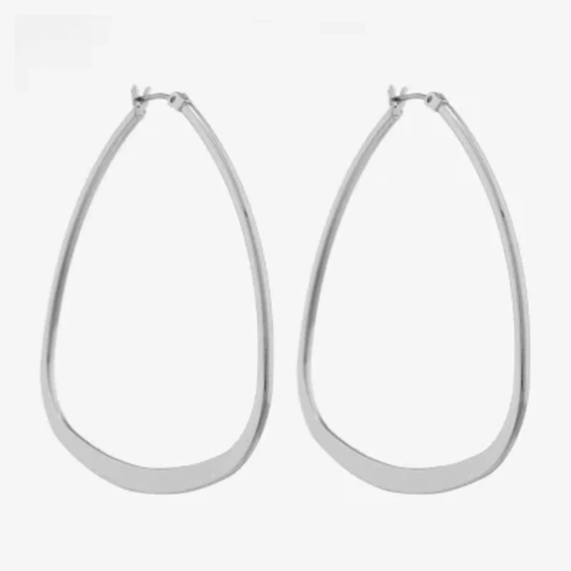 Liz Claiborne Large Womens 48mm Hypoallergenic Hoop Earrings
