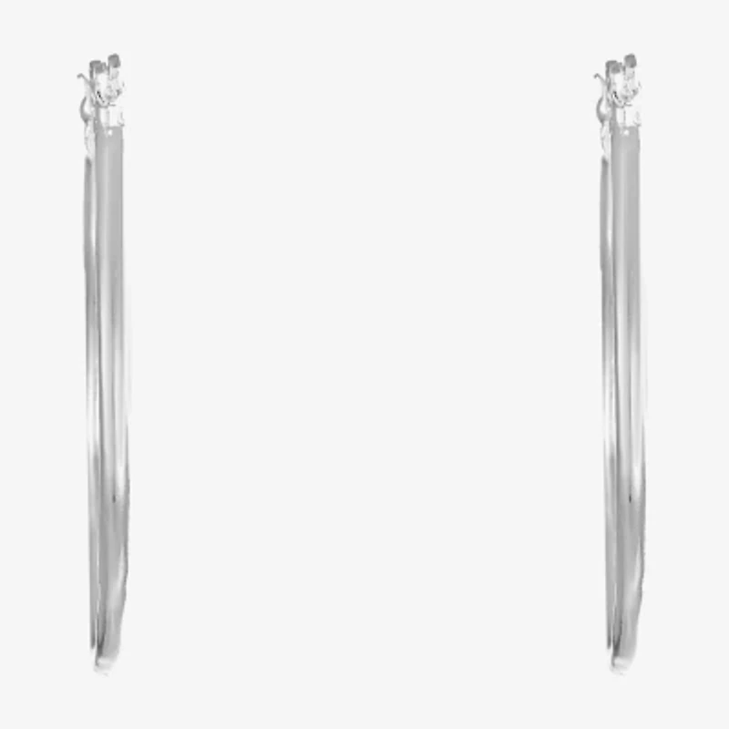 Liz Claiborne Womens 31mm Hypoallergenic Hoop Earrings