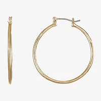 Liz Claiborne Womens 31mm Hypoallergenic Hoop Earrings