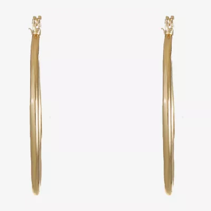 Liz Claiborne Womens 31mm Hypoallergenic Hoop Earrings