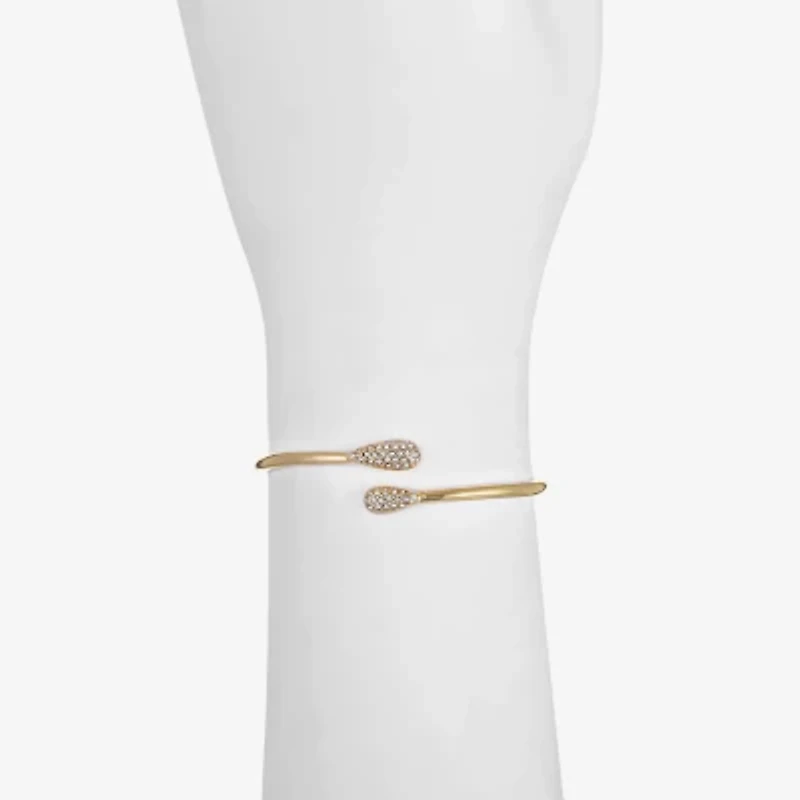 Monet Jewelry Womens Crystal Cuff Bracelet