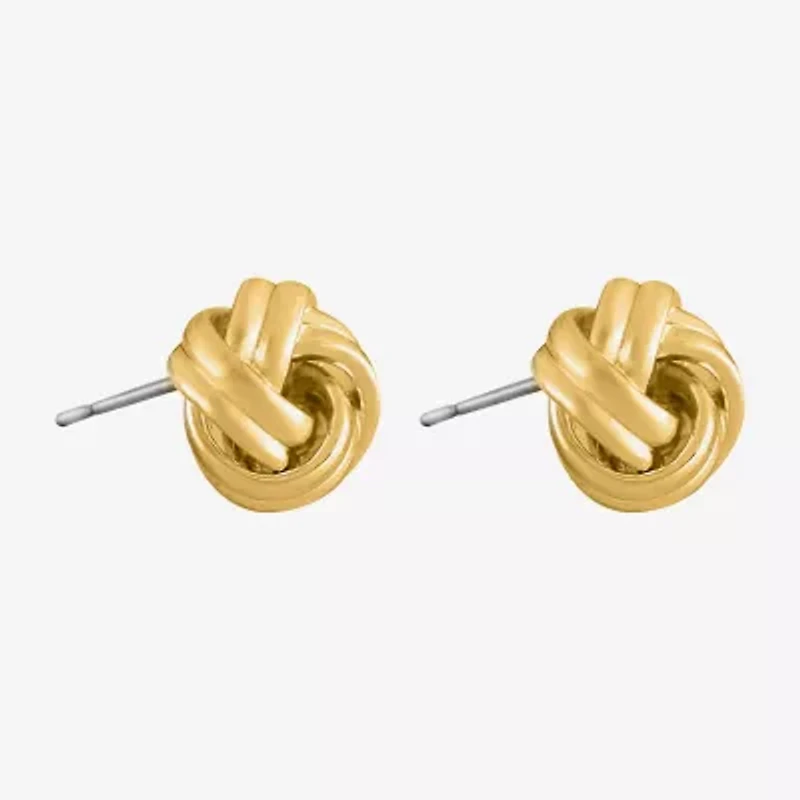 Liz Claiborne Knot Button Stud Earrings