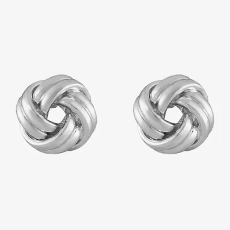 Liz Claiborne Knot Button Stud Earrings