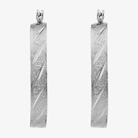 Liz Claiborne Womens 25.4mm Hypoallergenic Hoop Earrings