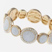 Monet Jewelry Two Tone Womens Stretch Bracelet