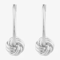 Monet® Gold-Tone Knot Hoop Earrings