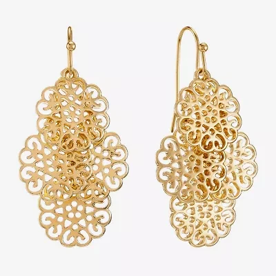 Liz Claiborne Womens Hypoallergenic Chandelier Earrings