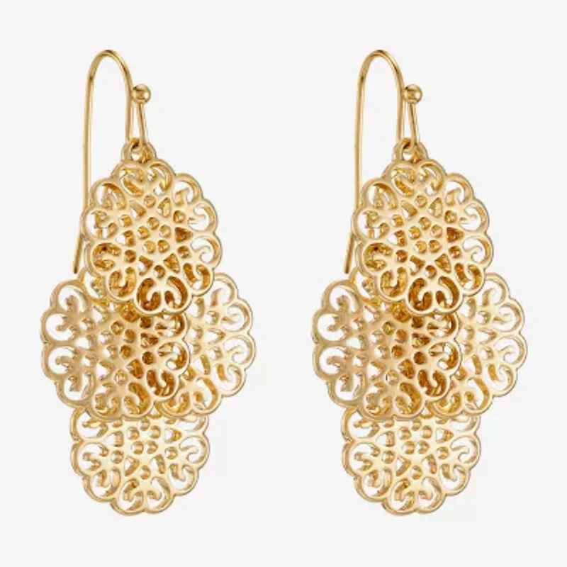 Liz Claiborne Womens Hypoallergenic Chandelier Earrings