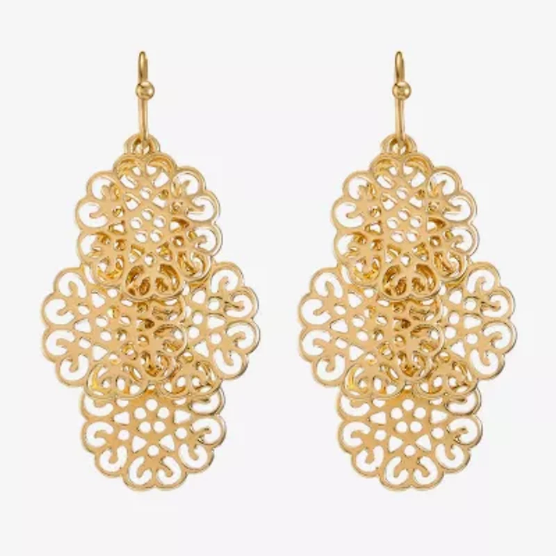 Liz Claiborne Womens Hypoallergenic Chandelier Earrings