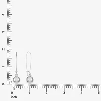 Liz Claiborne® Silver-Tone Bead Drop Earrings