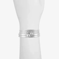 Liz Claiborne® Charm Silver-Tone 5-pc. Bangle Set