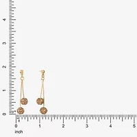 Monet Jewelry Gold Tone Womens Hypoallergenic Drop Earrings