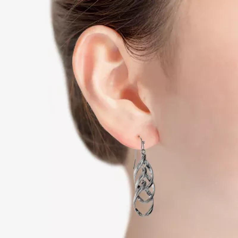 Liz Claiborne Linear Womens Drop Earrings