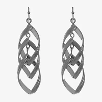 Liz Claiborne Linear Womens Drop Earrings