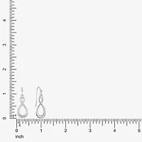 Liz Claiborne Silver Tone Womens Drop Earrings