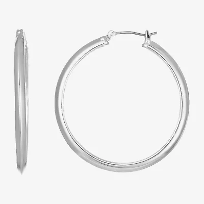 Liz Claiborne Womens 44.5mm Hypoallergenic Hoop Earrings