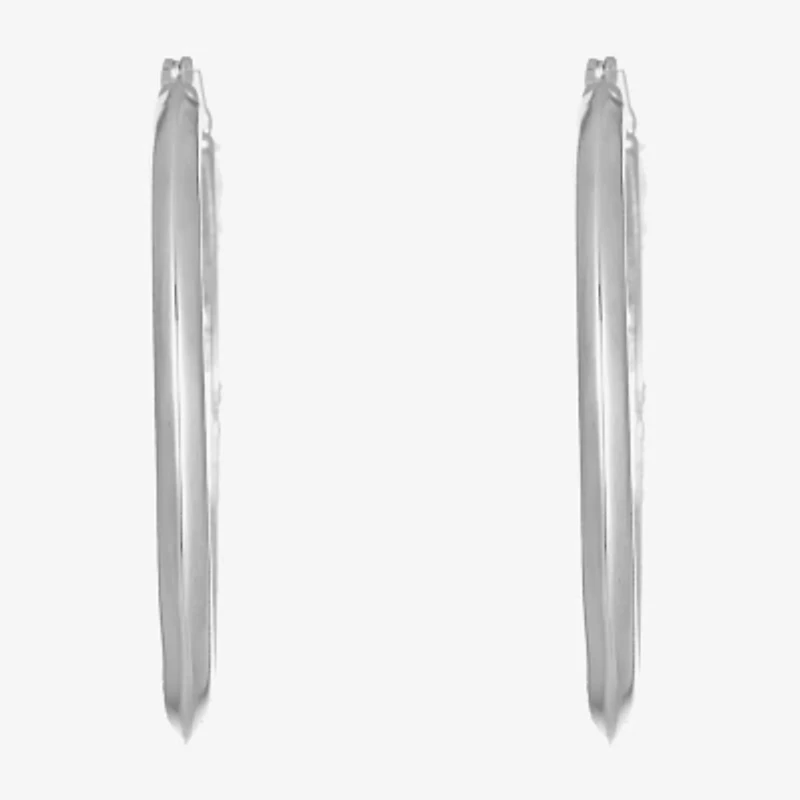 Liz Claiborne Womens 44.5mm Hypoallergenic Hoop Earrings