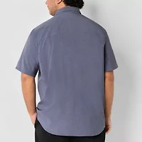 Stylus Mens Short Sleeve Regular Fit Big and Tall Button-Down Shirt