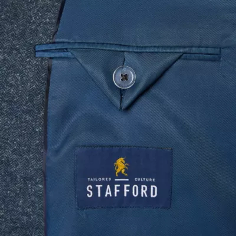 Stafford Mens Big and Tall Stretch Fabric Regular Fit Sport Coat