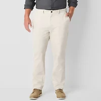 St. John's Bay Stretch Chino Mens Slim Fit Tall Flat Front Pant