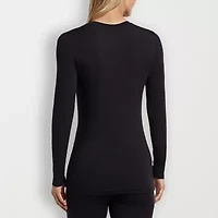 Cuddl Duds Womens Softwear Crew Neck Long Sleeve Thermal Shirt
