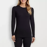 Cuddl Duds Womens Softwear Crew Neck Long Sleeve Thermal Shirt