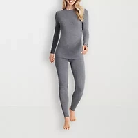 Cuddl Duds Womens Softwear Crew Neck Long Sleeve Thermal Shirt