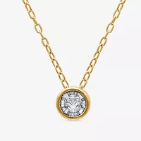 1/4 CT. T.W. Lab Grown White Diamond 14K Gold Over Silver or Sterling Round 2-pc. Jewelry Set