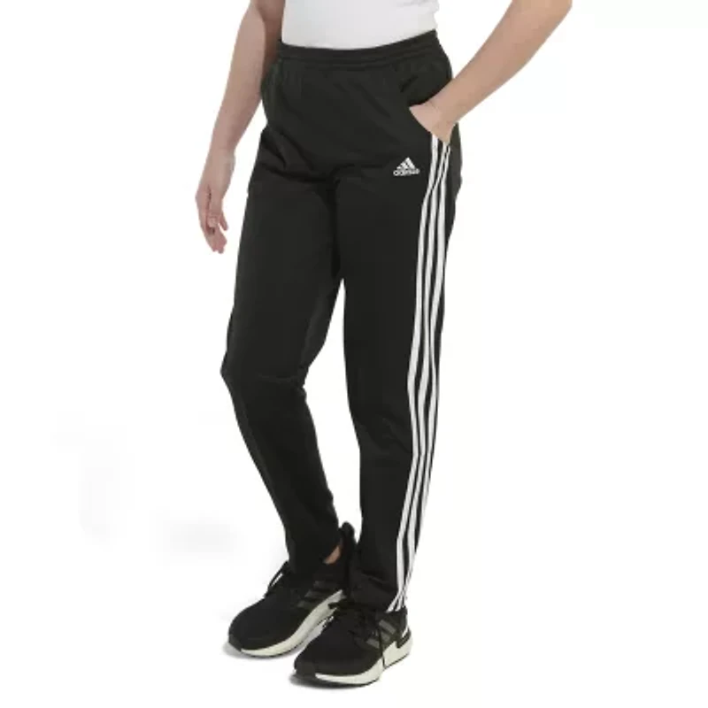 adidas Little Girls Mid Rise Slim Fit Track Pant