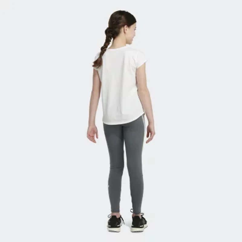 adidas Big Kid Girls Mid Rise Active Full Length Leggings