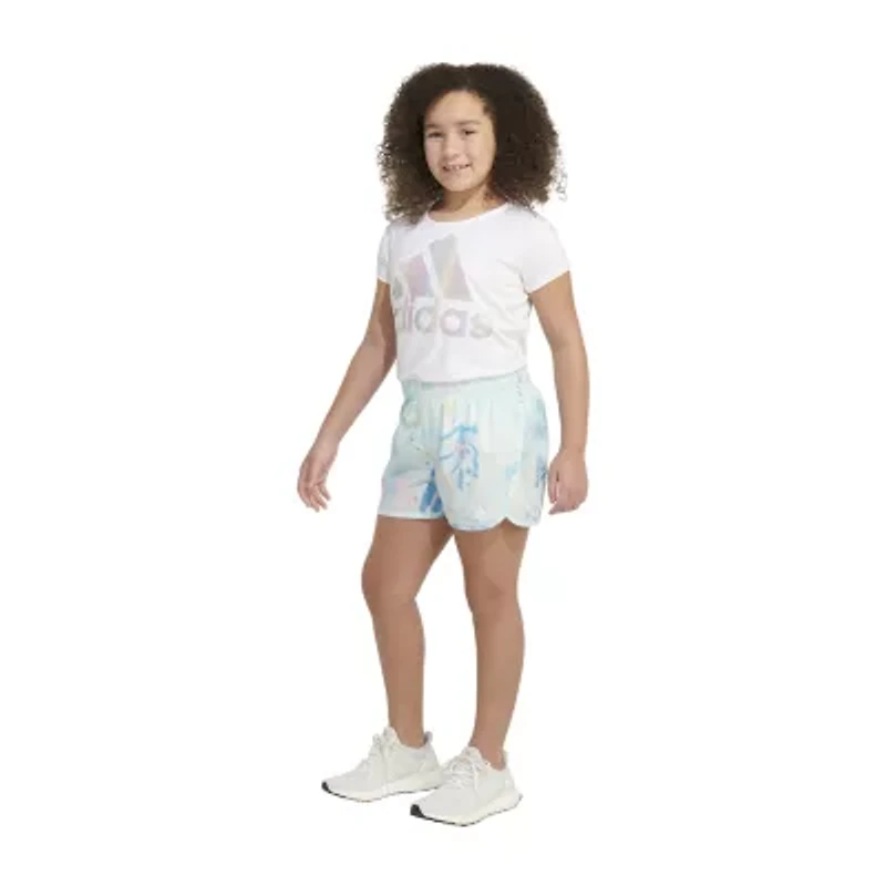 adidas Big Kid Girls Mid Rise Running Short