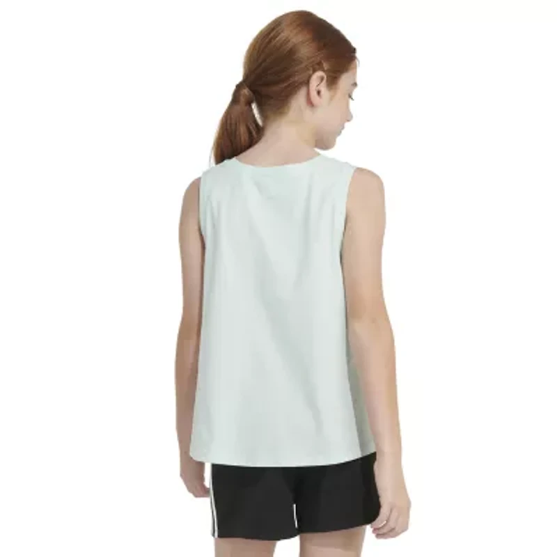 adidas Big Kid Girls Crew Neck Sleeveless Active Tank Top