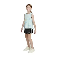 adidas Big Kid Girls Crew Neck Sleeveless Active Tank Top