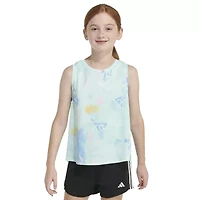 adidas Big Kid Girls Crew Neck Sleeveless Active Tank Top