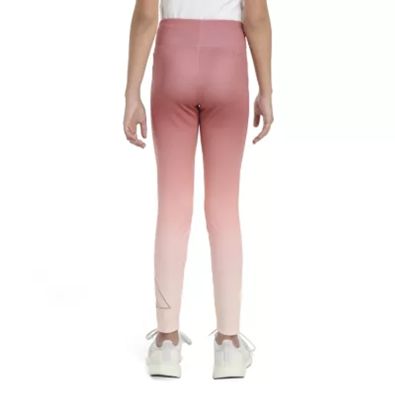 adidas Big Kid Girls Quick Dry Mid Rise 24" Active Full Length Leggings