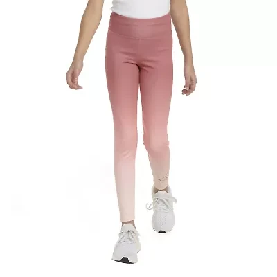 adidas Big Kid Girls Quick Dry Mid Rise 24" Active Full Length Leggings