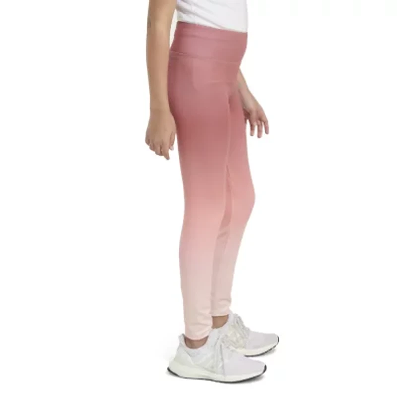 adidas Big Kid Girls Quick Dry Mid Rise 24" Active Full Length Leggings