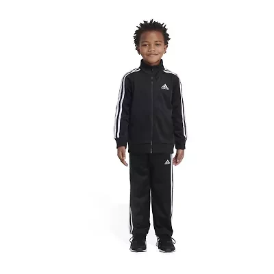 adidas Tricot Little Boys Regular Fit Straight Track Pant