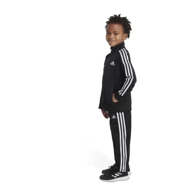 adidas Tricot Little Boys Regular Fit Straight Track Pant