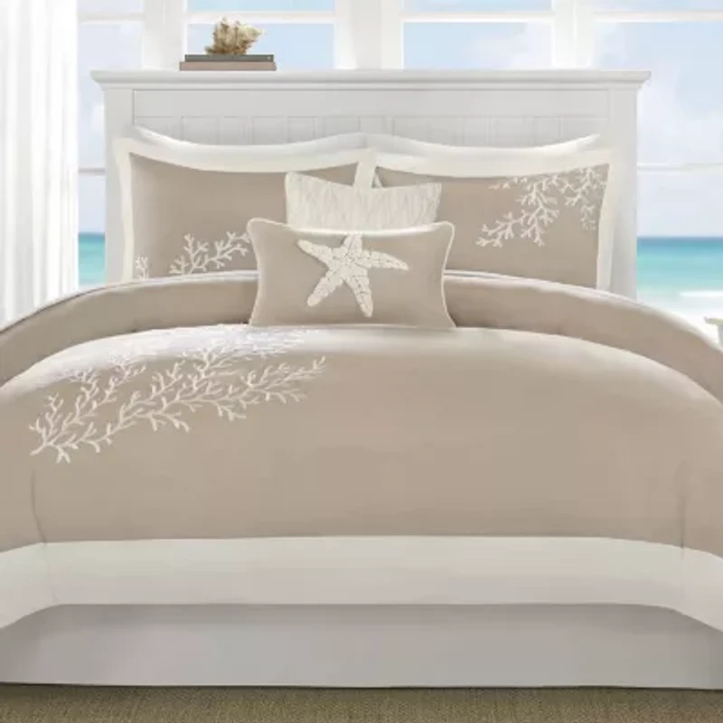 Harbor House Coastline 5-pc. Embroidered Duvet Cover Set