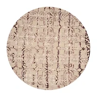 Safavieh Dip Dye Collection Danny Floral Round Area Rug