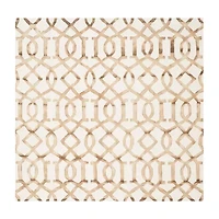 Safavieh Dip Dye Collection Diamond Geometric Square Area Rug